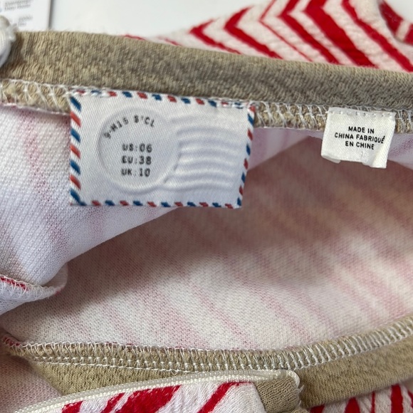 ANTHROPOLOGIE MIDI DRESS V NECK SZ-M LIKE NEW SZ-6 โค๏ธ๐ฅฐ๐ - Picture 3 of 3